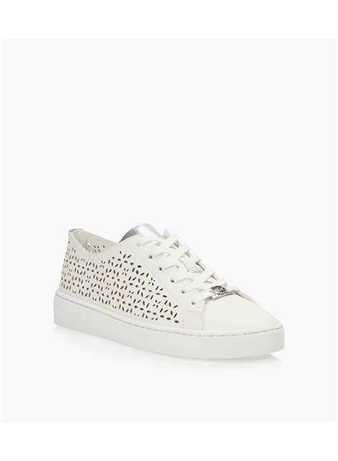 michael kors olivia lace up|Olivia Perforated Leather Slip.